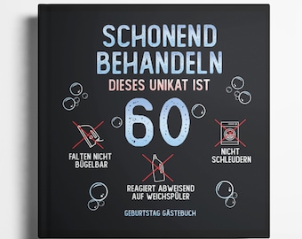 60th Birthday Guest Book Photo Album 60th Birthday Gift for Memories and Congratulations 60th Birthday Woman Man