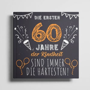 60th Birthday Guest Book Photo Album 60th Birthday Gift Girl Boy 60 Years