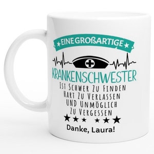 Farewell gift nurse - personalizable mug nurse gift for farewell nurse