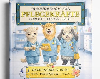 Friendship book for nurses – farewell gift for colleagues, nursing team, hospital memory book