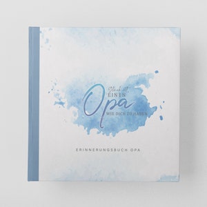Memory Book Grandpa Gift Birthday Gift Idea Grandpa Grandchild Gift