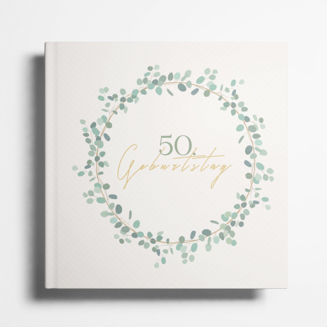 50. Geburtstag Gästebuch Fotoalbum 50 Geburtstag Geschenk für