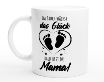 Tasse für werdende Mama - Ideales Geschenk zur Schwangerschaft, Mutterschutz und Babyparty