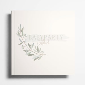 Baby Shower Guest Book Baby Shower Gift Baby Shower Girl Boy Baby Shower Guest Gift