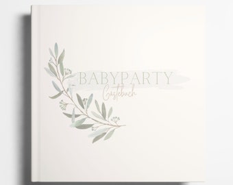 Babyparty Gästebuch Babyshower Geschenk  Babyparty Mädchen Junge Babyparty Gastgeschenk