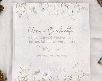 Paarbuch zum Ausfüllen Pärchenbuch Geschenk für Pärchen Fotoalbum  als Valentinstags Geschenk  für Paare