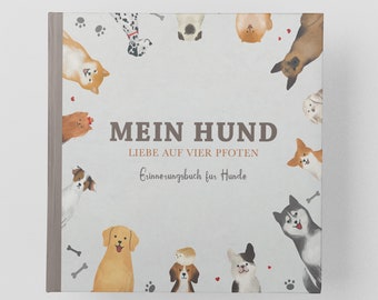 Album de mémoire de chien de livre de mémoire comme cadeau d'album photo pour les propriétaires de chiens et les amoureux des chiens