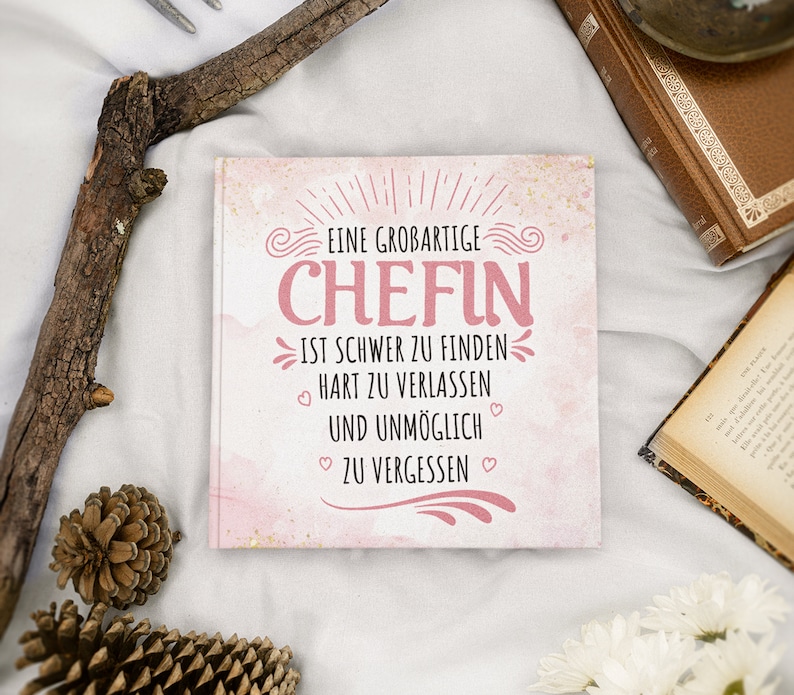 Abschiedsbuch Chefin Abschiedsgeschenk zum Abschied deiner Chefin und