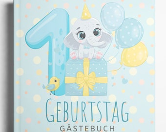 1st Birthday Guestbook My first birthday 1st birthday gift first birthday boy and girl my first year