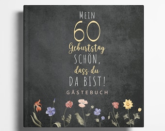 60th Birthday Guest Book Photo Album 60th Birthday Gift for Memories and Congratulations 60th Birthday Woman and Man