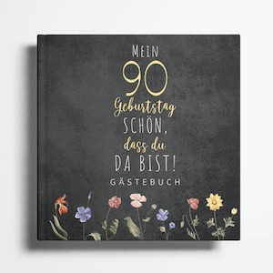 90th Birthday Guestbook Photo Album 90th Birthday Gift for Memories and Congratulations 90th Birthday Woman Man Grandma Grandpa