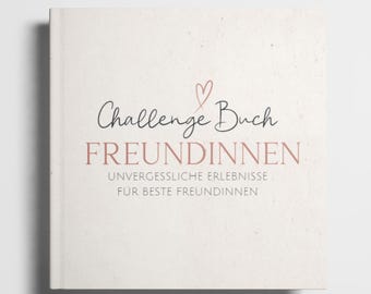 Bucket List & Challenge Book for Friends – Gift Birthday Best Friend, Book Friends, Adventure Friends Book