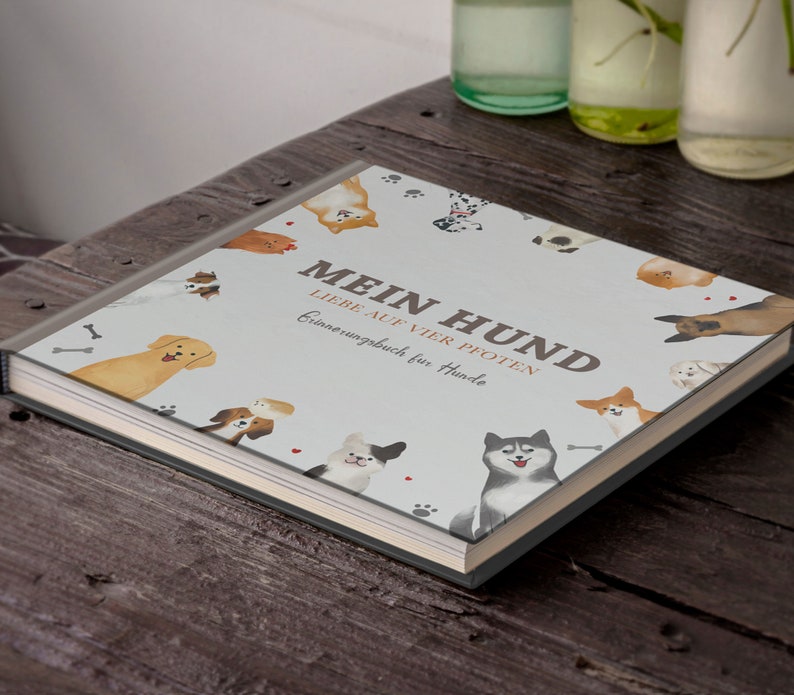 Haustier Gedenkornament Acryl Knochen | 12,8x6cm | Mit Pfotenabdruck & Spruch | Erinnerungsgeschenk