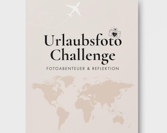 Holiday Photo Challenge Book – Creative Travel Diary as Bucket List - Photo Album Travel & Travel Journal for Holiday Memories