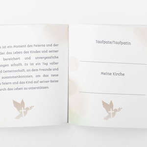 Meine Taufe Gästebuch Taufe Geschenk Mädchen Junge Taufbuch Gastgeschenk Taufe Mädchen Junge afbeelding 5