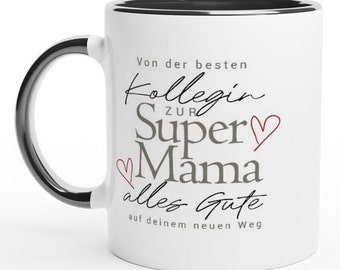 Abschied Mutterschutz Tasse Geschenk Kollegin zum Abschied Babypause Abschiedsgeschenk