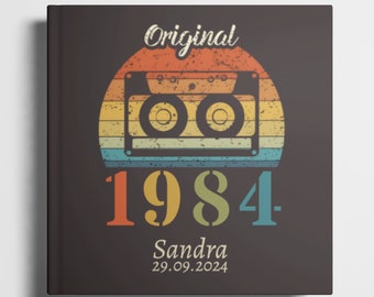 Personalized Birthday Guest Book sign - Customizable for 30th, 40th, 50th, 60th, 70th Birthdays - Unique Birthday Gift for Men and Women