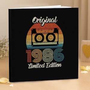40th Birthday Guest Book – Memory Book Gift for Woman or Man
