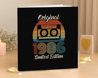 40th Birthday Guest Book – Memory Book Gift for Woman or Man