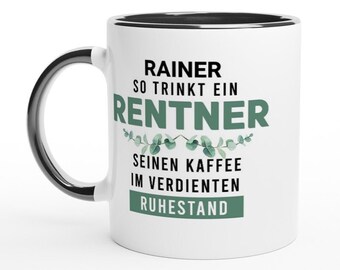 Pension 2023 Farewell Gift Pension Personalized Mug Pensioner Gift Man or Woman