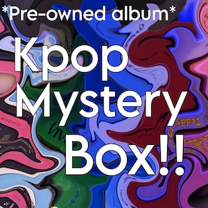 Kpop album mystery box!!!! *Pre-owned albums ver*
