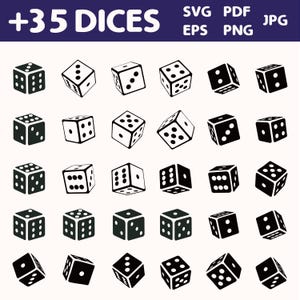 Cute Dice Svg Bundles, Ludo Dice, Dice PNG, Two Dice, Dice Clipart, Dice Cut File, Dice PNG, Creative Dice Svg, Gambling Dice, Casino Svg,