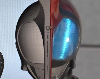 仮面ライダー 3D プリント ファイル (stl) のカブト ヘルメット - Etsy
