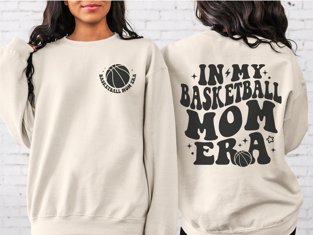 Personalized Basketball Mom Sweatshirt, in My Basketball Mom Era Sweatshirt, Basketball Mama
