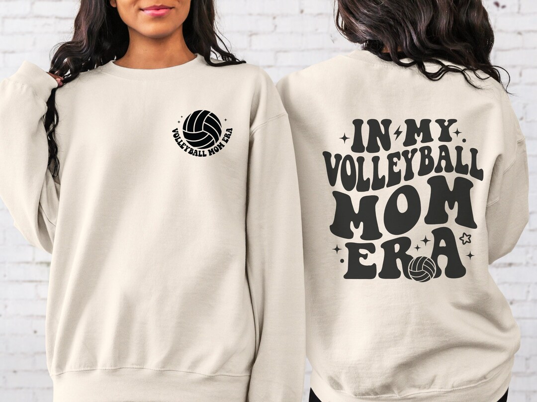 In My Volleyball Mom Era Sweatshirt, Volleyball Mom Sweatshirt