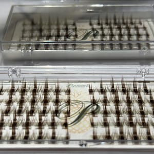 Brown Manga Anime Lashes DYI Cluster Lash Extensions Invisible Band Lightweight, Brown Wispy Clusters,  - Hoi An Style - Mixed Sizes