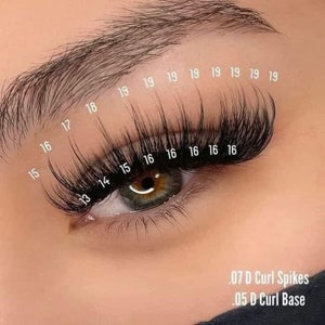 3 sizes in 1 | 1000 Fans | 6D volume | D curl | Pinneacle Premade Volume Fans Eyelashes Extensions| Handmade Loose Fans for Mega Volume Lash