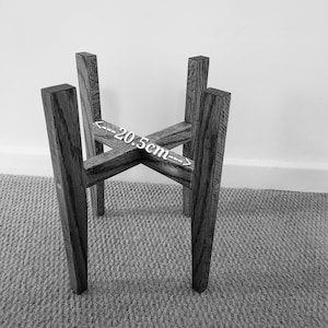 Solid Oak Plant stand Bild 10