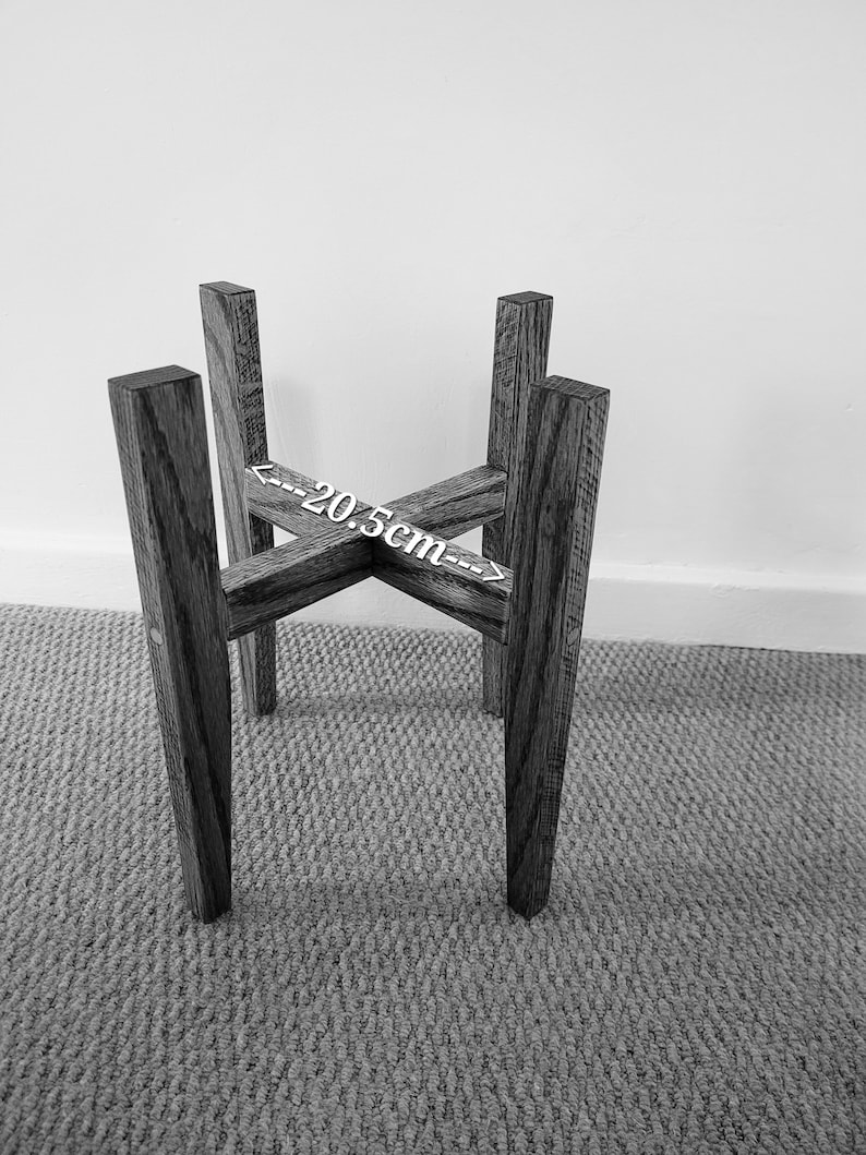 Solid Oak Plant stand Bild 10
