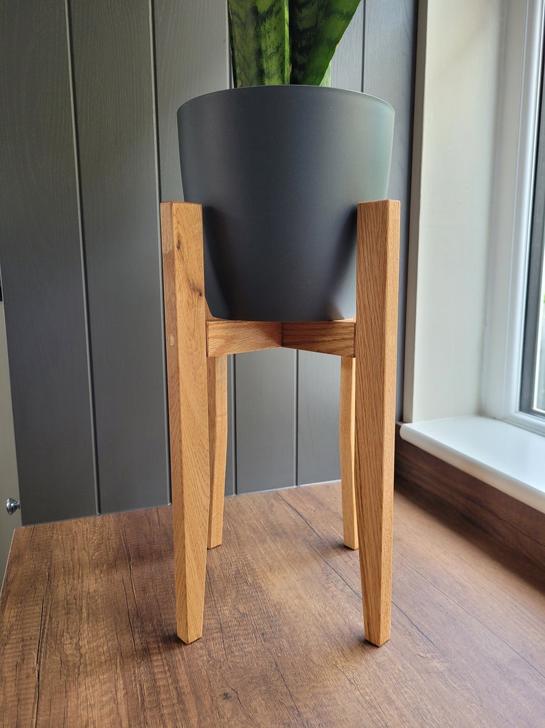 Solid Oak Plant stand Bild 9