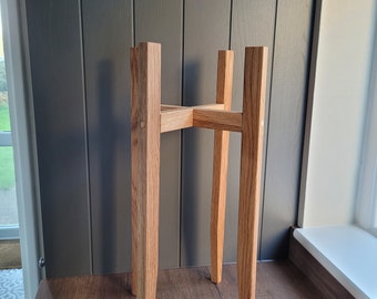 Plant stand solid Oak wood