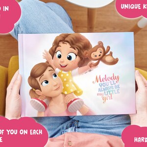 This book for mom is printed in the USA and will bring a lot of joy to a mom and her kid. Love and sharing bonds are the core of this personalized book from Hooray Heroes, to offer for Mother's Day, Valentine's Day or Christmas.