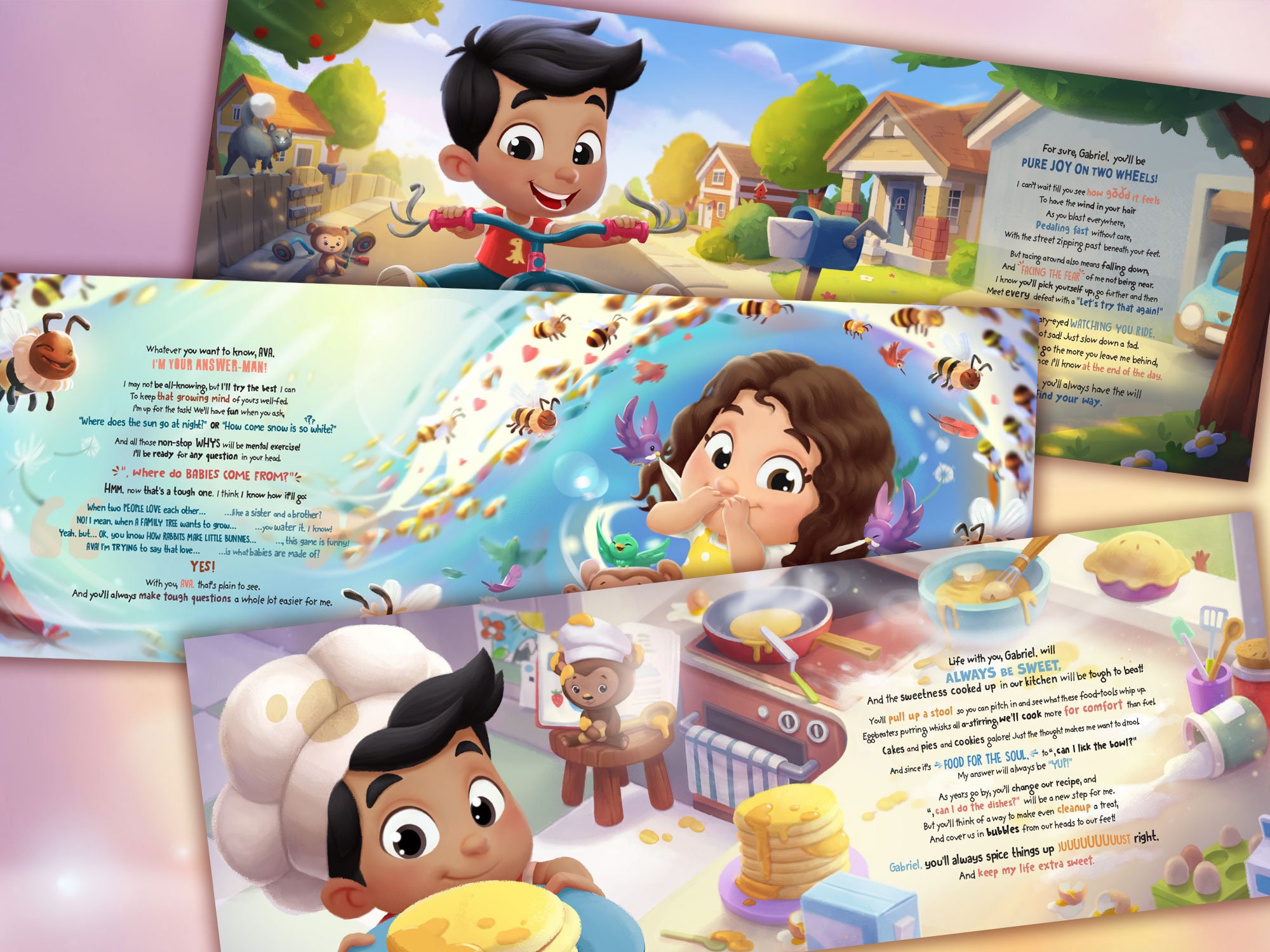 Personalized Book for Dad 1 Kid Always My Baby A Father's Day Gift