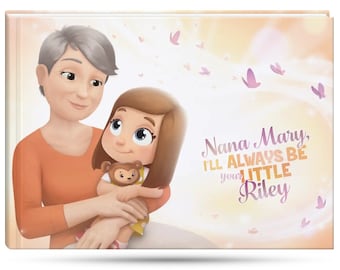 Personalized book for Grandmother + 1 grandchild - Hooray Heroes - The best gift idea for Mother's Day or Grandparent's Day!