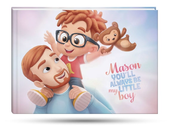 Personalized Book for Dad 1 Kid Always My Baby A Father's Day Gift
