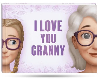 Personalized Book for Grandmother - I Love You, Grandma - Hooray Heroes