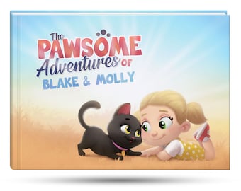 Personalized Book for Cats Kids the Best Christmas Gift With