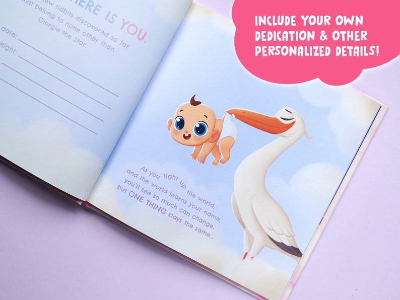 Personalized Baby Book Baby is Born the Best and Most Original Gift