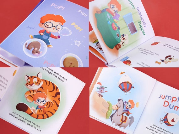 Personalized Book for Kids Nursery Rhymes Book A Sweet