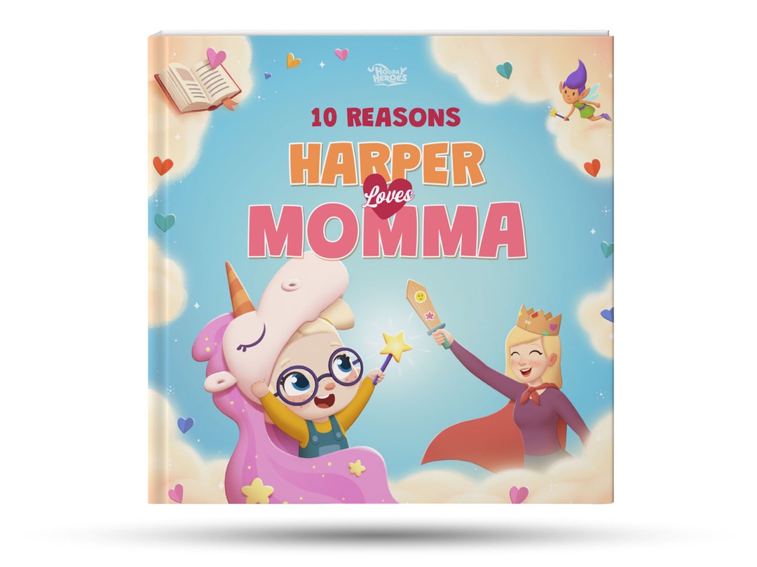 NEW Personalized Book for Mother's Day 10 Reasons a Child Loves Mom A ...