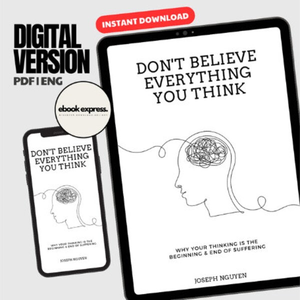 Ebook PDF | Don't Believe Everything You Think by Joseph Nguyen