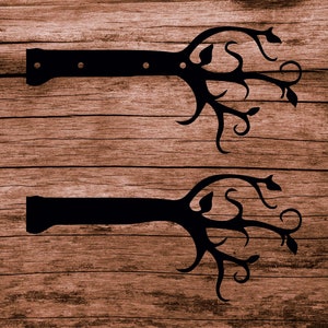 Hinge Art, Door Hinge, Barn Door Hinges, Garage hinge, svg, dxf, ai, jpg, cdr, Digital Download