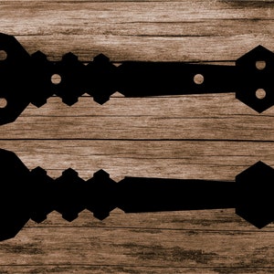 Hinge , Door Hinge , Barn Door Hinges , svg dxf ai jpg cdr, Digital Download , Garage hinge