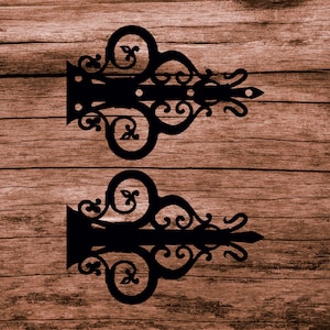 Hinge Art, Door Hinge, Barn Door Hinges, Garage hinge, svg, dxf, ai, jpg, cdr, Digital Download