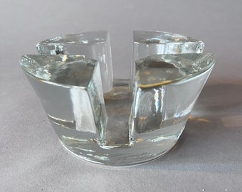 Vintage Design Georgshütte Glass Rechaud West -
