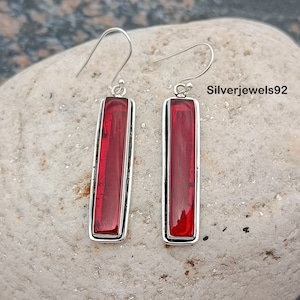 Carnelian Earring, 925 Sterling Silver Earring, Gemstone